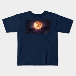 moon effect Kids T-Shirt